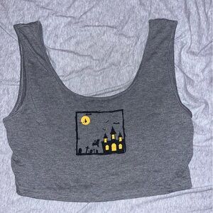 halloween graphic tank